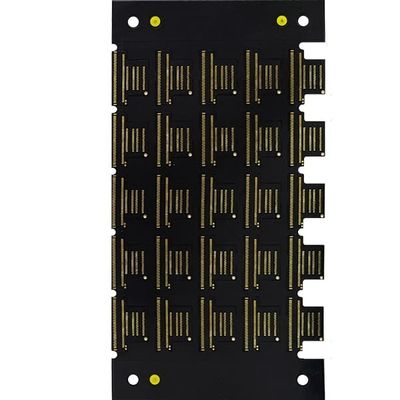 Guter Preis ENIG 2 Lötmittel-Maske PWBs 0.2mm Schicht-Flex-PWB-1oz schwarze u. kein Silkscreen Online