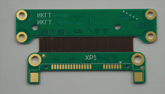 Guter Preis 4 Schicht starres Flex-PCB Polyimid Kapton FR4 EING und grüne Schweißmaske Integration Online