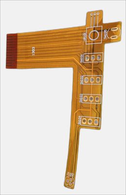 Guter Preis 2 Schichten Flexible PCB Boards gelbe Abdeckung mit 0,1 mm Linienabstand Polymid Online