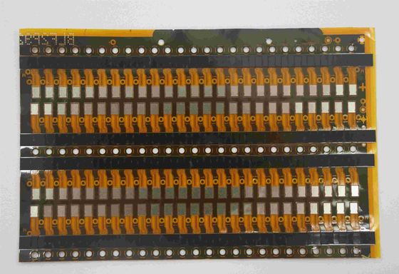 Guter Preis Flexible PCB Gelb und Schwarz Coverlay EING Oberflächenveredelung mit Panel Versand Online