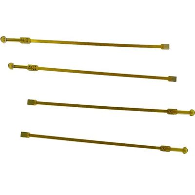 Guter Preis Soem 6 überlagert gelbe Abdeckung 1.1mm steifes Flex-PWBs kein Silkscreen-Film Online