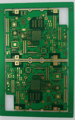 Guter Preis HDI-PCB-Board 6L 1OZ EING 0,1 mm Loch Goldfinger Grüne Schweißmaske für Datenspeicherung Online
