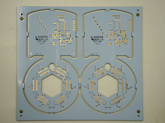 Guter Preis Steife PCB-Platte 4 Schicht FR4 und Steifungsmittel weiße Lötmaske EING für die Beleuchtungsanwendung Online