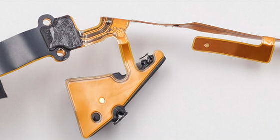 Guter Preis 2 Schicht flexible Leiterplatten Gelb Coverlay ENIG Oberflächenveredelung für Verbraucherprodukte Online