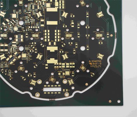 Guter Preis 2 Schicht Kupfer-PCB 2W/M*K Kupferbasis 1,6 mm Dicke Schwarze Lötmaske Thermoelektrische Trennung Online