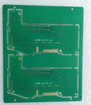 Guter Preis 1.6mm Plattendicke Schnelldreh-PCB-Probe mit Eintauchen Gold und Gold Finger Oberfläche Finish Schwarze Lötmaske Online