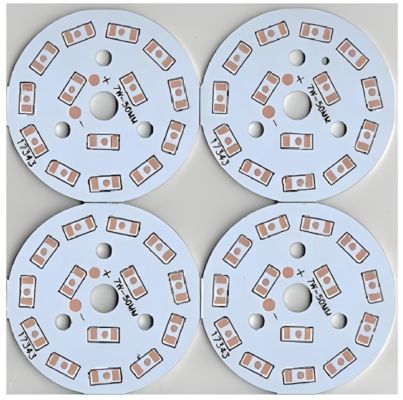 Guter Preis Aluminium PCB Board For LED Lighting Solutions With 1OZ White Soldermask Online